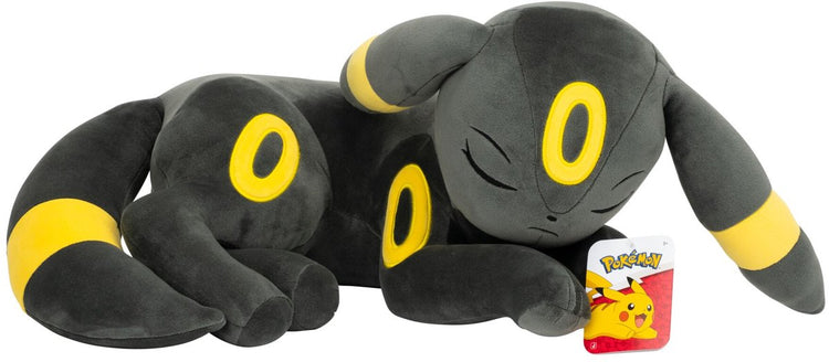 Pokémon Jazwares - peluche 45cm - peluche endormie - umbreon endormi