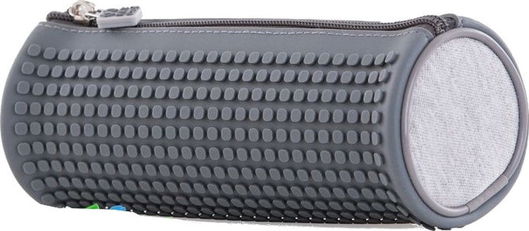 Trousse Pixie Crew avec panneau en silicone et pixels 20 cm gris