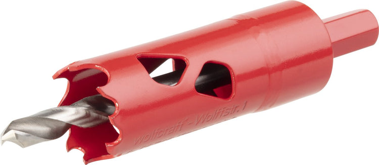 Wolfcraft - scie cloche 22 mm - foret bim 22 mm - 5463000