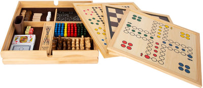 Collection de jeux en bois de petit pied, 20 classiques