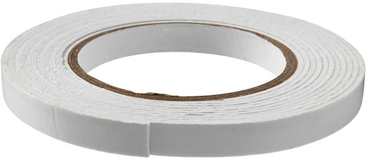 Ruban mousse 3D Creativ company, l: 12 mm, épaisseur 2 mm, 5 m 1 rouleau