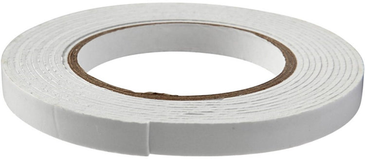 Ruban mousse 3D Creativ company, l: 12 mm, épaisseur 2 mm, 5 m 1 rouleau