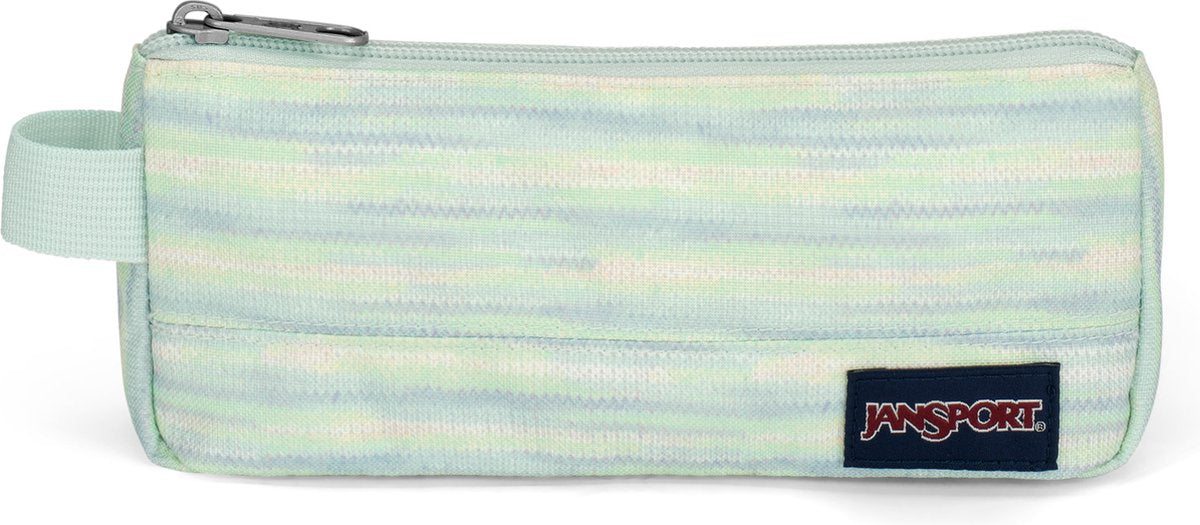 Étui pochette pour accessoires de base Jansport - Menthe fraîche Space Dye des années 70