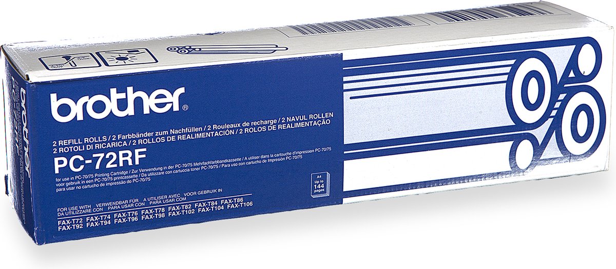 Brother pc72rf - rouleau de transfert thermique 2 pièces