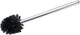Brosse de rechange Wenko avec manche en acier inoxydable brillant, longueur 35 cm, tête de brosse ø 8 cm - brosse WC - brosse WC en vrac - brosse WC en vrac