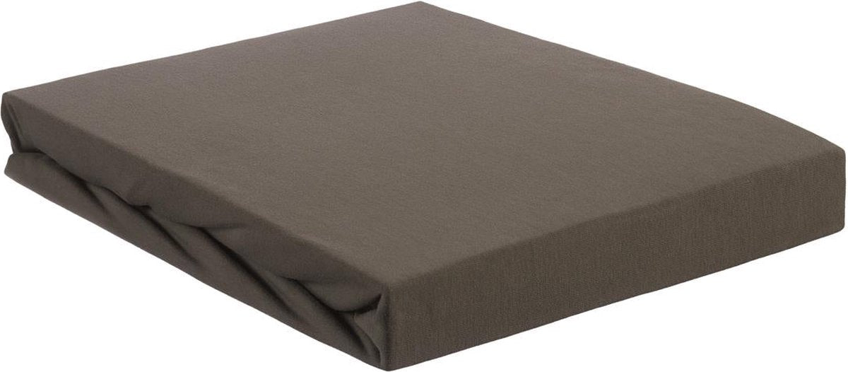 Beddinghouse - jersey - drap-housse surmatelas - 160x220 cm - gris chaud