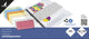 Bande de séparation Kangaro - 2 trous - 240x105mm - 180 grammes - blanc - 100 pièces - 07070-09