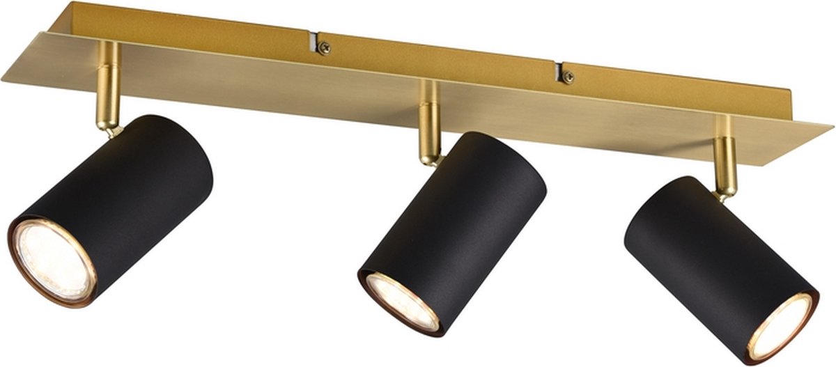 Trio marley - spot de plafond - or; noir