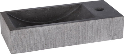 Fontaine à galets Differnz 38x18x8cm bombai noir