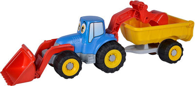 Tracteur androni avec voiture