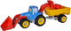 Tracteur androni avec voiture