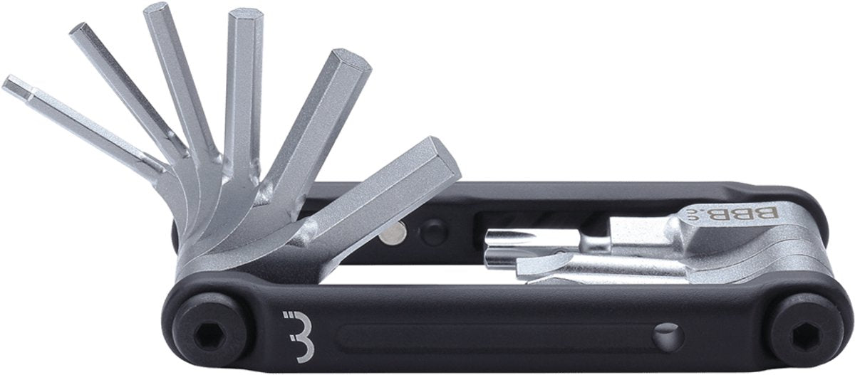 Bbb cycling royalfold basic outils de vélo - mini outil compact - vélo multi-outils - kit de réparation de vélo pour la route - btl-201