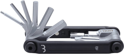 Bbb cycling royalfold basic outils de vélo - mini outil compact - vélo multi-outils - kit de réparation de vélo pour la route - btl-201