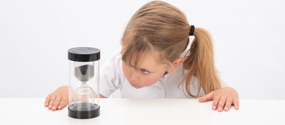Tickit sablier jouet éducatif couleur vive 30 minutes noir.