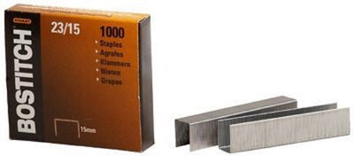 Agrafes Bostitch 23-15-1m 15 mm galvanisées pour b310hds 00540 hd-23l17 hd-12f