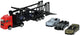 Transporter moulé avec 4 voitures en métal