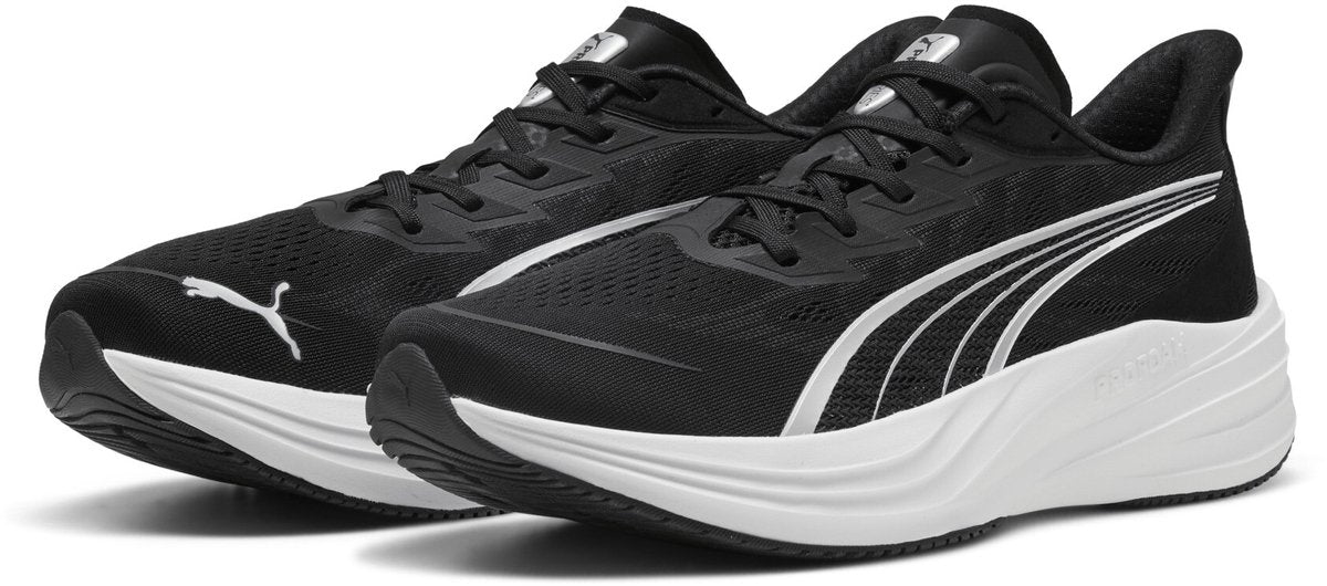 Chaussures de sport unisexe Puma Darter Pro 2 - noir-gris foncé plat