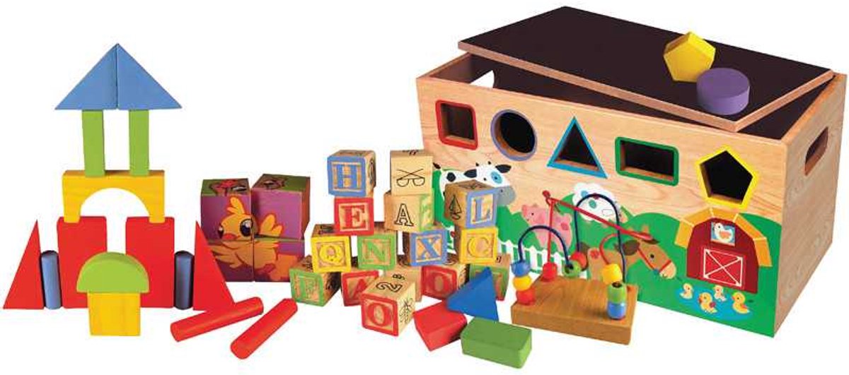 Braet premier apprentissage mallette d'activités 9 en 1 - bois