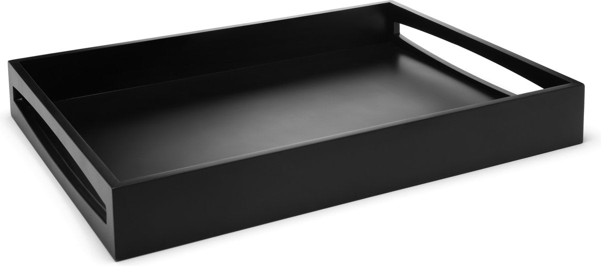 Leopold Vienna - plateau rectangulaire 47,5x35x6cm mdf noir