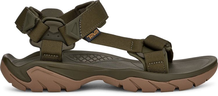 Sandales homme universelles Teva m terra fi 5 - vert foncé - marron miel