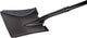 Pelle Black+decker - tête carrée - 149 cm - fibre de verre robuste et légère - noir