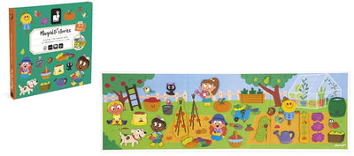 Janod - histoires magnéti - le potager - set de magnets pédagogiques