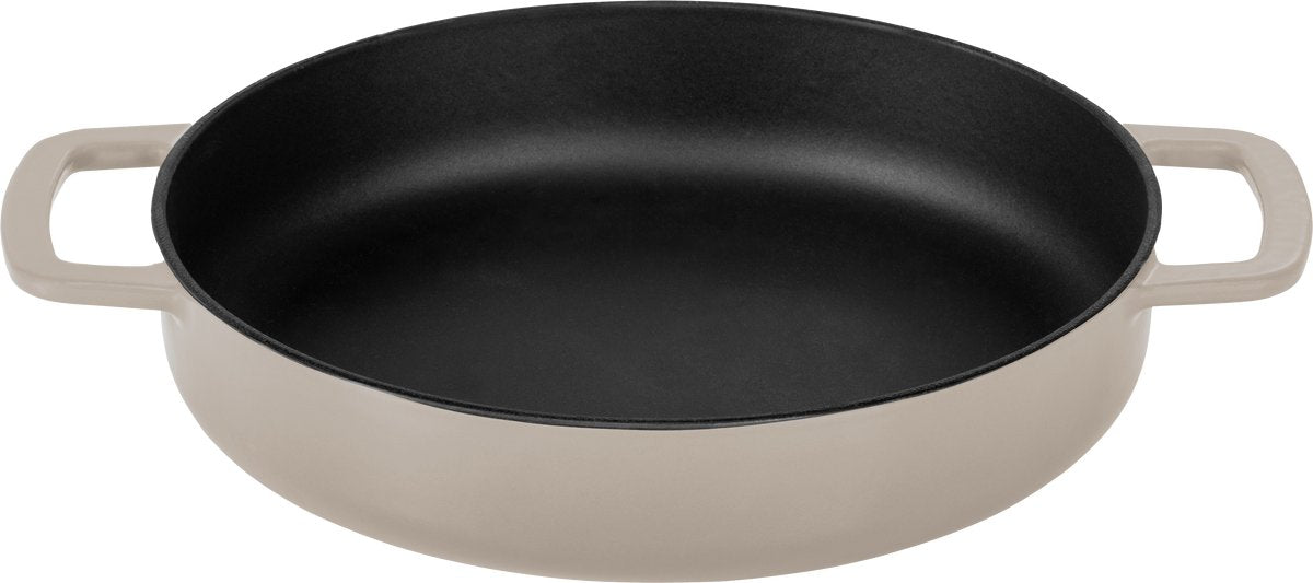 Poêle à frire Combekk en fonte ø 28 cm - 100% recyclée - sans pfas - adaptée à l'induction - sable