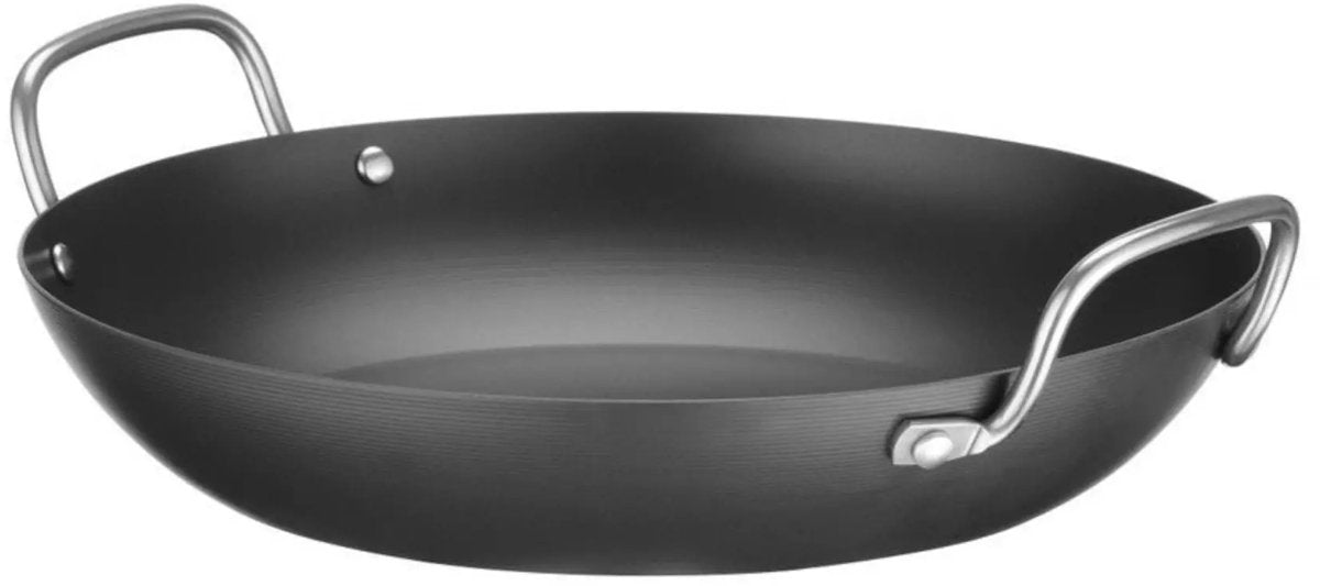 Poêle de service Hendi – acier au carbone – ø243x280 mm – passe au four à induction