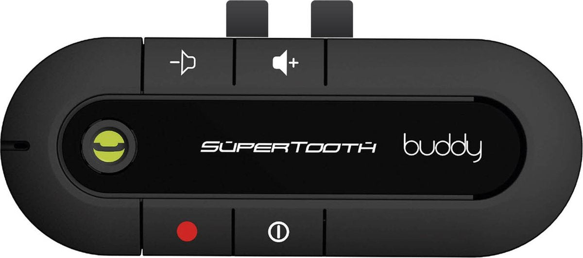 Supertooth, kit mains libres voiture reconnaissance vocale, technologie multipoint, noir