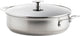 Sauteuse Kitchenaid avec couvercle 28 cm - 4,3 l - revêtement antiadhésif sans PFA - sauteuse induction - sauteuse inox - passe au four jusqu'à 230 degrés - argent