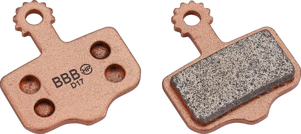 Plaquettes de frein de vélo Bbb cycling - butée de disque frittée - plaquettes de frein - compatibles avec les freins à disque SRAM Avid - cuivre - bbs-441s