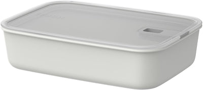 Récipient alimentaire Mepal easyclip - 2,25 l - récipient alimentaire à fermeture coulissante - convient au micro-ondes. four à vapeur. réfrigérateur et congélateur - blanc nordique