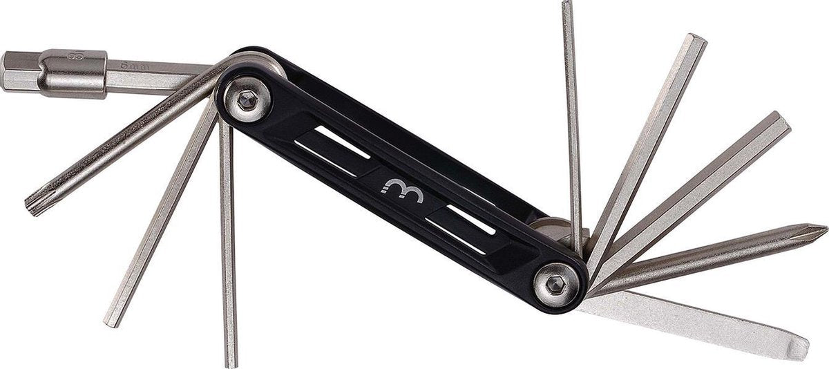 Bbb cycling maxifold s outils de vélo - jeu d'outils avec démonte-pneus - mini-outils de vélo - 10 fonctions différentes - btl-141s