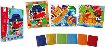 Janod - les ateliers du calme - pirates mosaïque - set de bricolage
