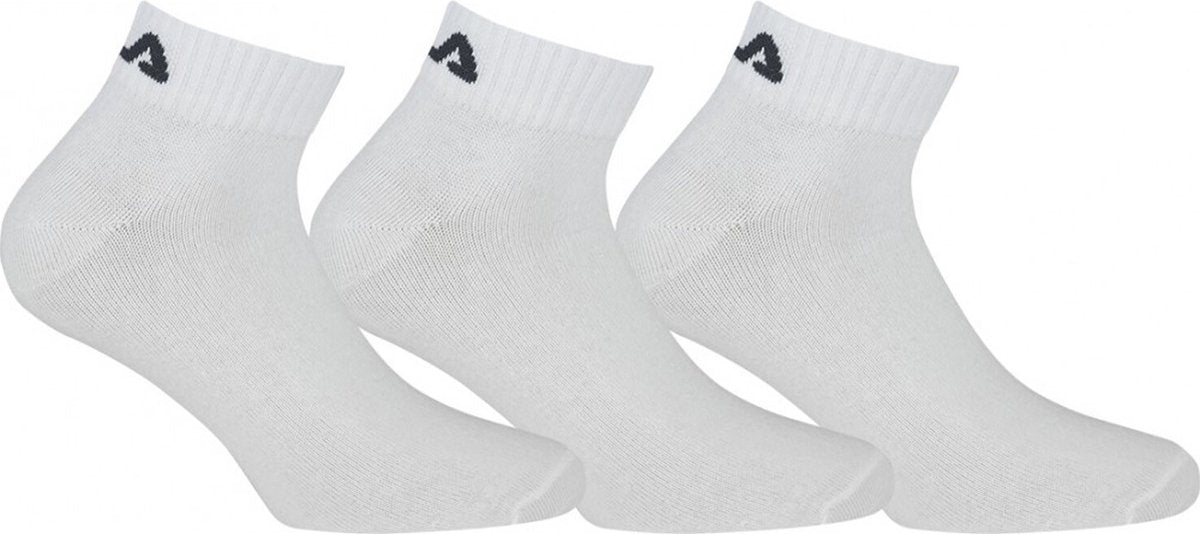 Fila - chaussettes 3-pack - blanc chaussettes - 35 - 38 - blanc