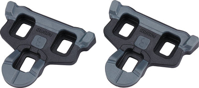 Cales BBB Cycling SPD SL - Power Clip - avec patins en caoutchouc antidérapants - dégagement 0° - compatible avec les pédales Shimano - cales de vélo de route - noir - BPD-06F