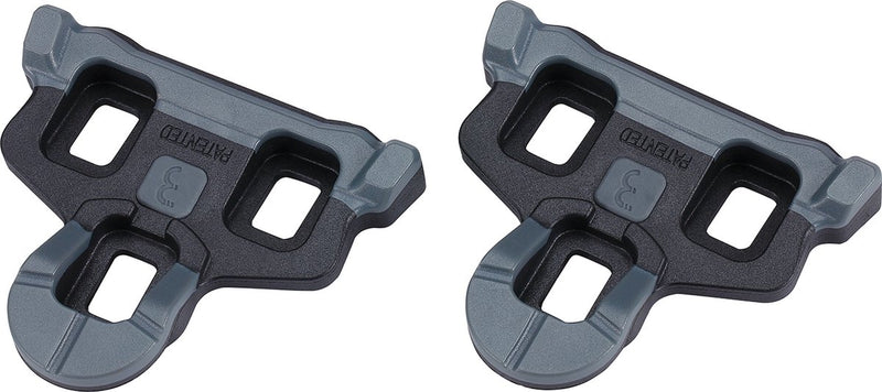 Cales BBB Cycling SPD SL - Power Clip - avec patins en caoutchouc antidérapants - dégagement 0° - compatible avec les pédales Shimano - cales de vélo de route - noir - BPD-06F