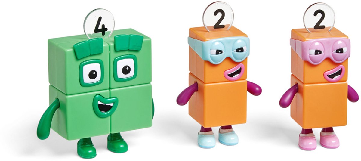 Ressources d'apprentissage sciences primaires - blocs éducatifs - numercubes - vert et orange - 3+