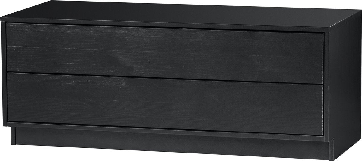 Meuble TV Woood finca - pin - noir - 40x100x40