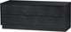 Meuble TV Woood finca - pin - noir - 40x100x40
