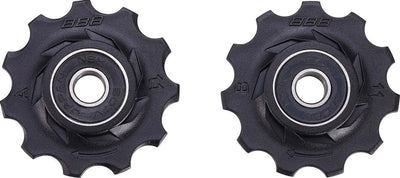 Roues de dérailleur de vélo Bbb shimano, campagnolo sram - 9 vitesses, 10 vitesses, 11 vitesses, 12 vitesses - durables - noir - 11t - rollerboys bdp-02
