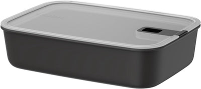 Récipient alimentaire Mepal easyclip - 2,25 l - récipient alimentaire à fermeture coulissante - convient au micro-ondes. four à vapeur. réfrigérateur et congélateur - noir nordique