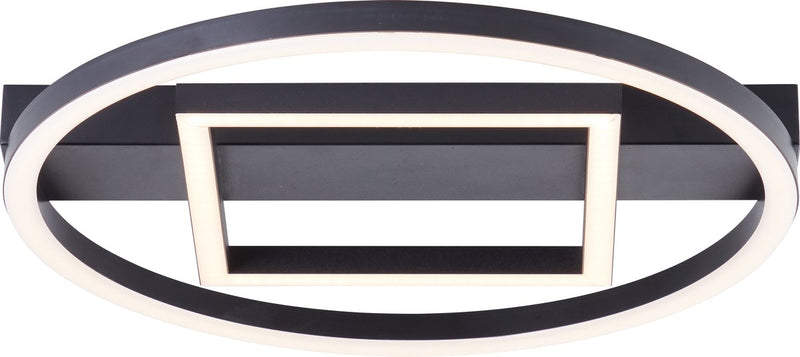 Brilliant maureen - plafonnier - LED 24w - 3000k - noir