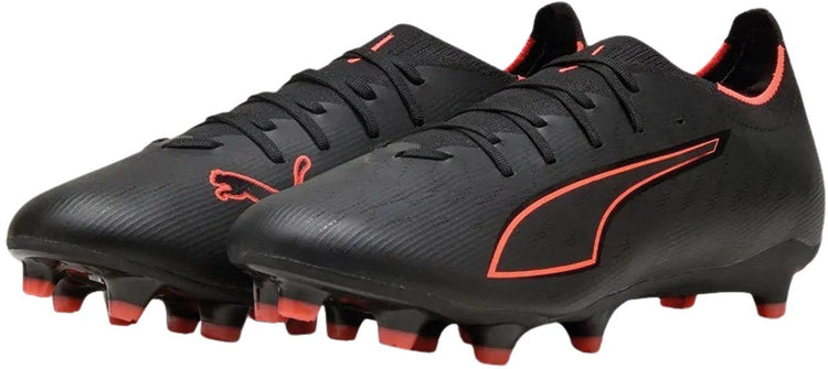 Chaussures de sport unisexe Puma ultra 6 match fg ag - noir- rouge