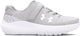 Under Armour ua gps surge 4 ac-gray chaussures de sport pour filles - halo gris - blanc - irisé