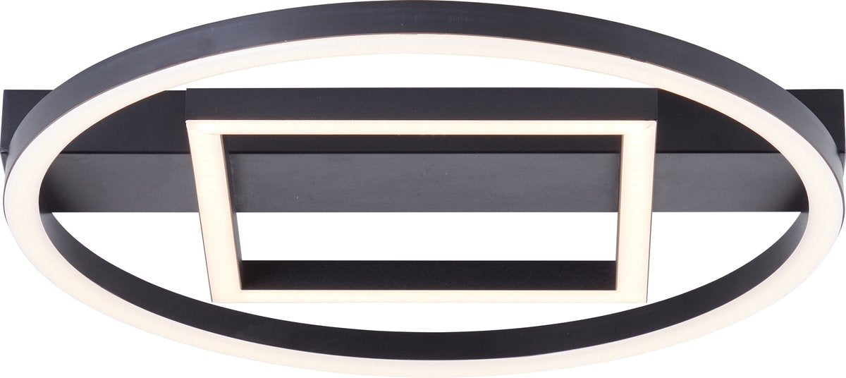Brilliant maureen - plafonnier - LED 24w - 3000k - noir