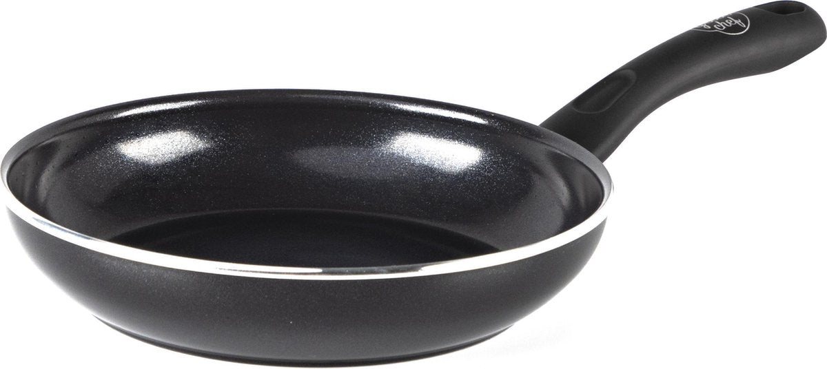 Poêle Greenchef Diamond 20 cm - revêtement antiadhésif sans PFA - poêle à induction - poêle en céramique - passe au four jusqu'à 160°c - poignée de refroidissement - noir