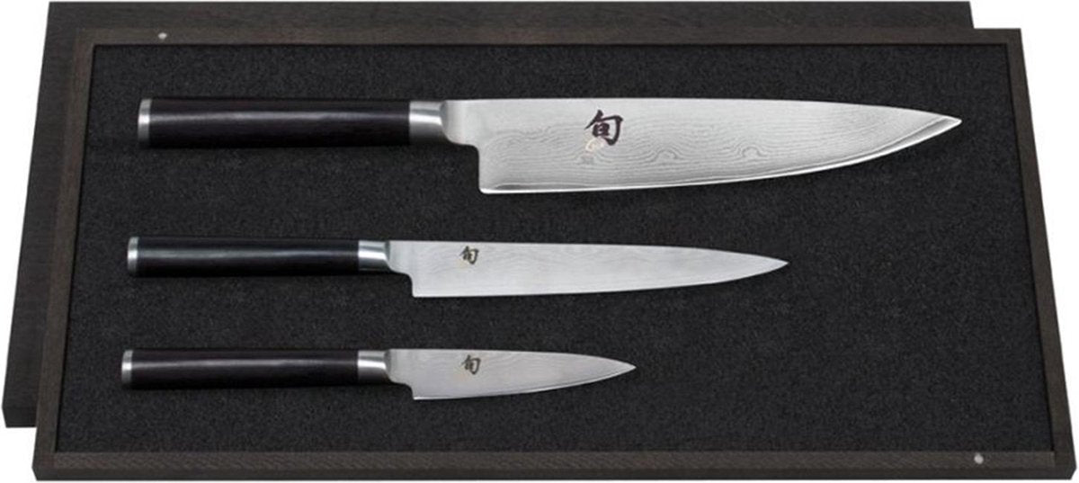 Ensemble de couteaux série Kai Shun DMS-300, 3 pièces