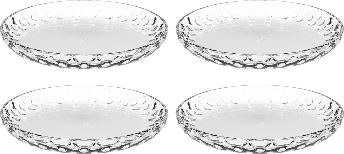 Assiette optique Leonardo cucina 18cm - set 4