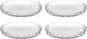 Assiette optique Leonardo cucina 18cm - set 4